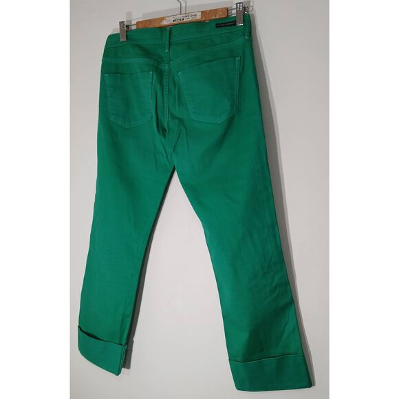 Citizen of humanity womens size 30 Dani crop straight jeans emerald green pants - Picture 4 of 8